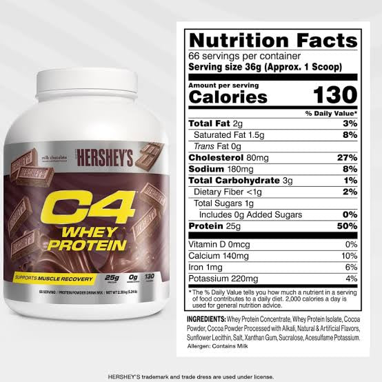 CELLUCOR C4 WHEY PROTEIN