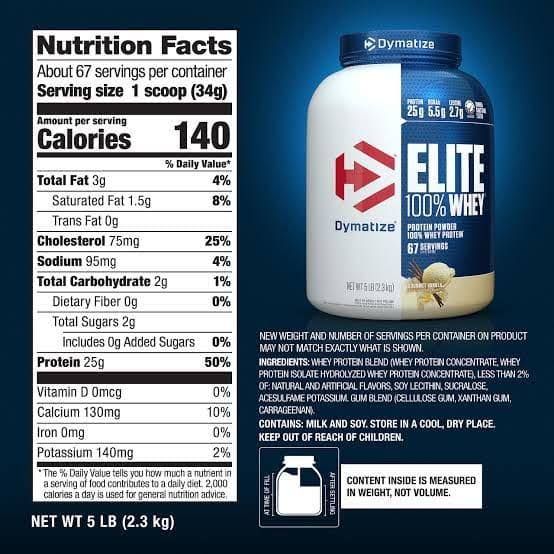 DYMATIZE ELITE WHEY 5LB