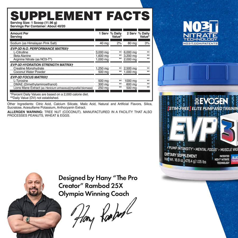 EVOGEN EVP 3D 40 SERV
