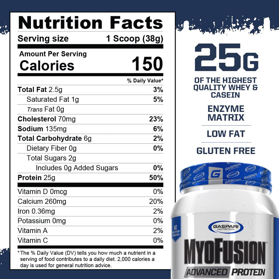 GASPARI NUTRITION MYOFUSION ADVANCED PROTEIN 4LB