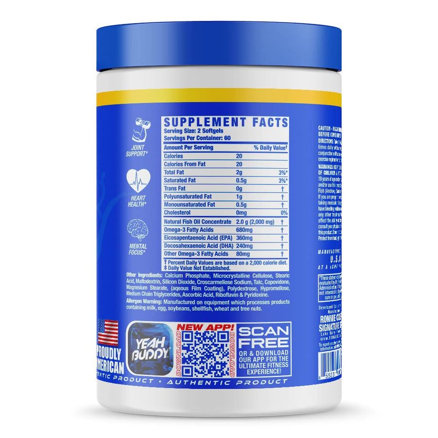 RONNIE COLEMAN OMEGA 3 120SOFTGEL