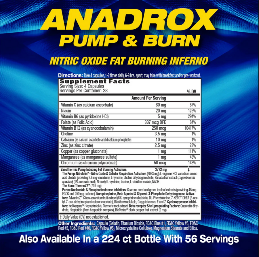 MHP ANADROX 112CAPSULAS