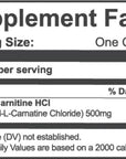 RAW ACETYL L CARNITINA 60 CAPS