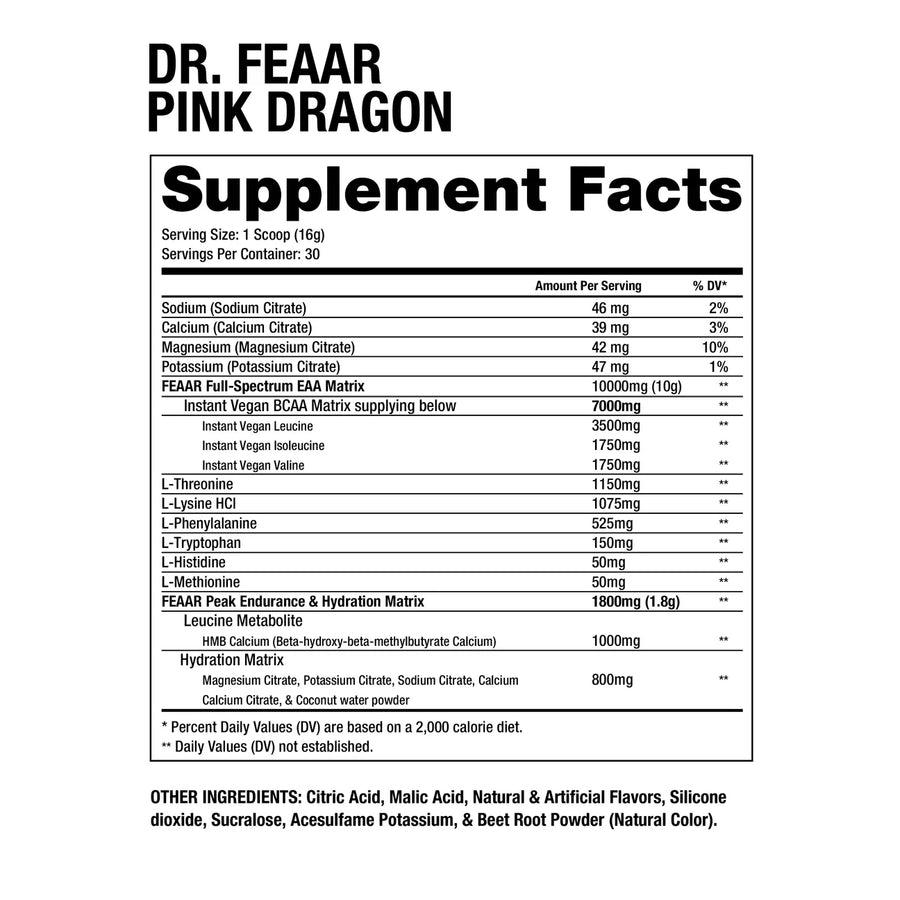DRAGON PHARMA DR. FEAAR  - COMPLETE AMINO ACID
