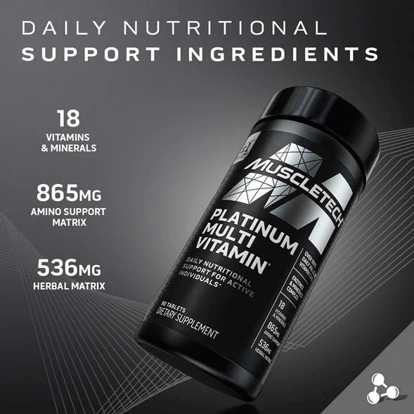 MUSCLETECH PLATINUM MULTIVITAMIN 90 CAPS