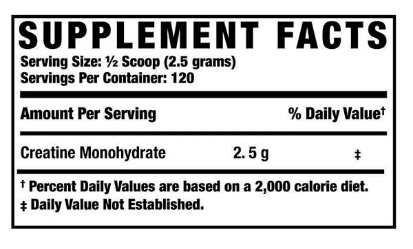 RONNIE COLEMAN CREATINE XS 300GR