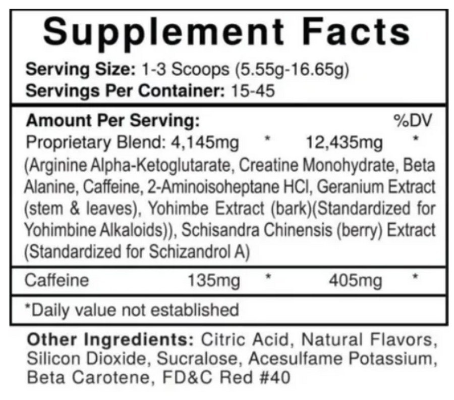 USPLABS JACK3D 45 SERVICIOS