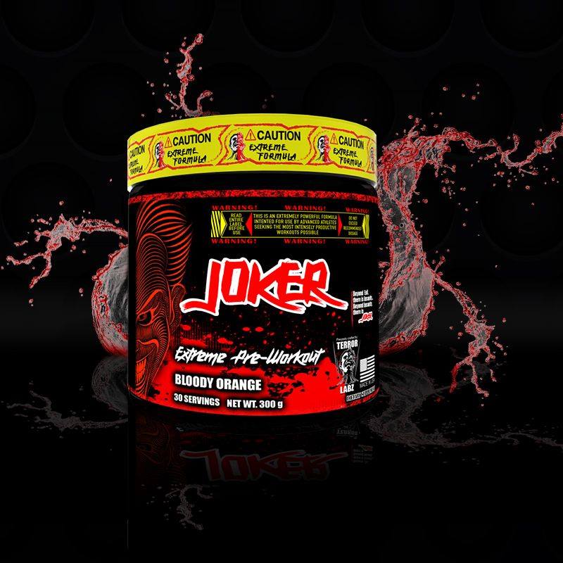 TERROR LABZ JOKER EXTREME PRE-WORKOUT WITH TEST BOOSTER