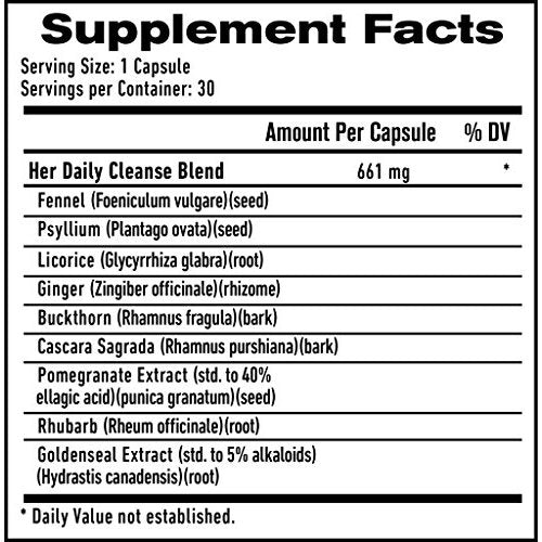 1 UP NUTRITION HER DAILY CLEANSE