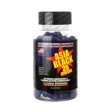 CLOMAPHARMA ASIA BLACK 100 CAPSULAS