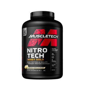 MUSCLETECH NITRO TECH 100% WHEY GOLD 5LB*