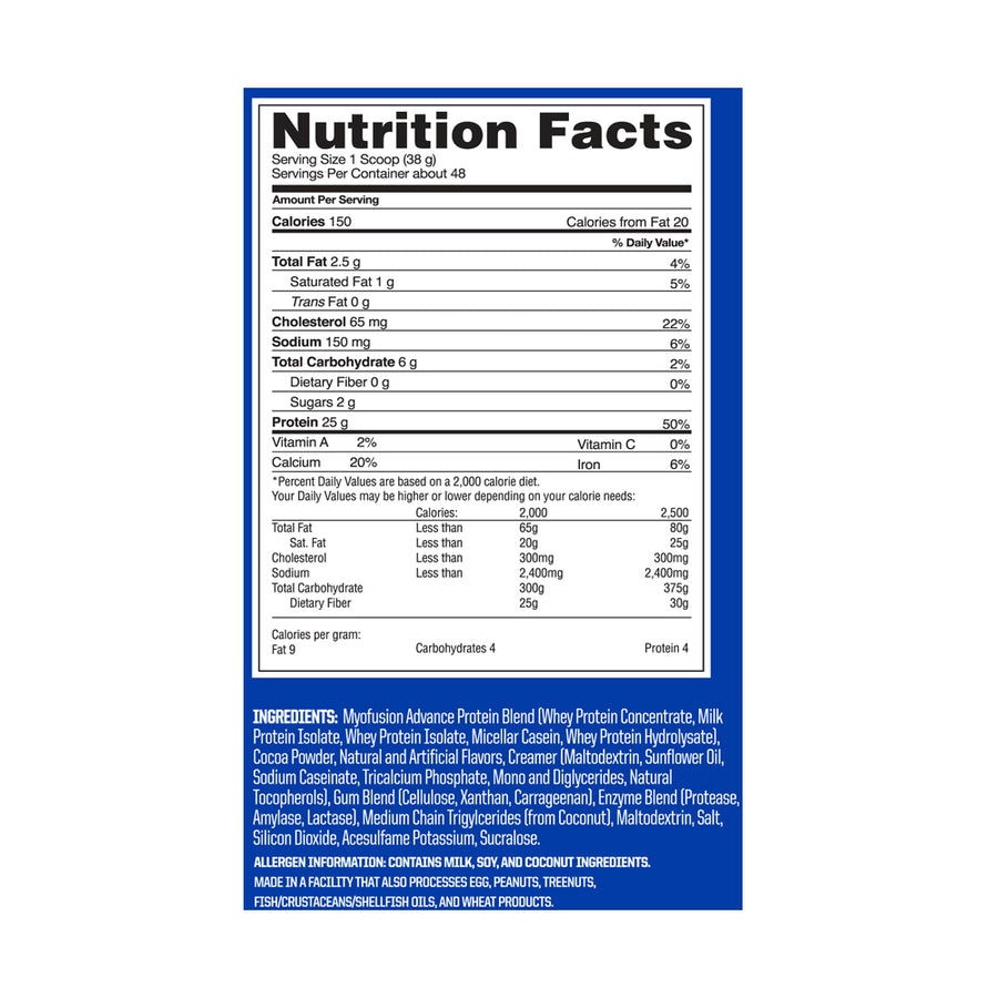 GASPARI NUTRITION MYOFUSION ADVANCED PROTEIN 4LB
