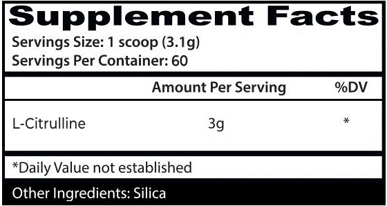 INSANE LABZ L-CITRULLINE 186G